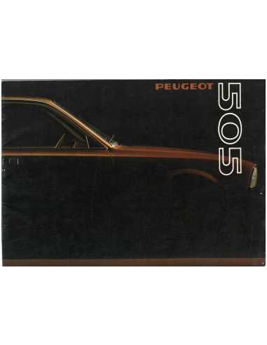 Brochure PEUGEOT 505 GR-SR / TI-STI / GRD-SRD (1979) Français | PEU08 |