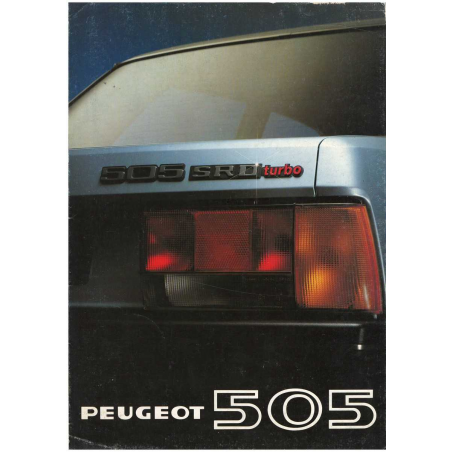 Brochure PEUGEOT 505 SRD Turbo (1980) - Français | PEU11 |