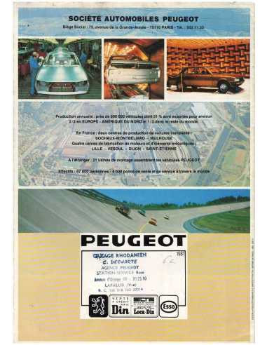 Brochure PEUGEOT 505 SRD Turbo (1980) - Français | PEU11 |