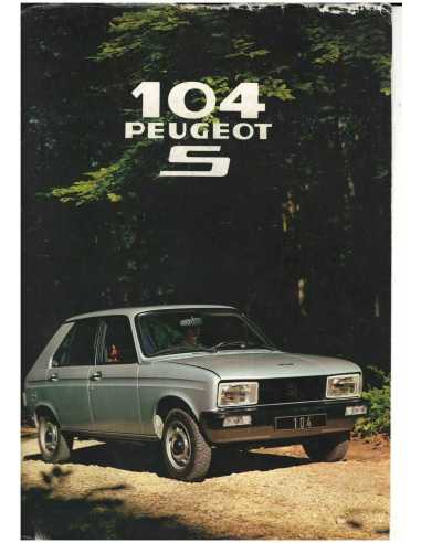 Brochure PEUGEOT 104 S (1979) - Français | PEU12 |