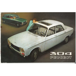 Brochure PEUGEOT 304 Berline 4 Portes (1970) - Français | PEU16 |
