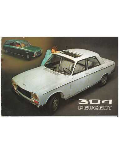 Brochure PEUGEOT 304 Berline 4 Portes (1970) - Français | PEU16 |