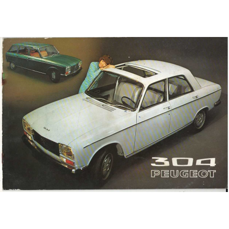 Brochure PEUGEOT 304 Berline 4 Portes (1970) - Français | PEU16 |