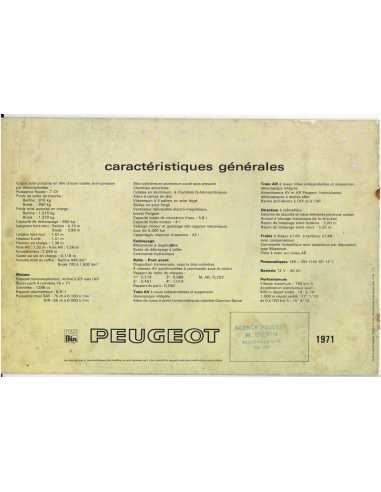 Brochure PEUGEOT 304 Berline 4 Portes (1970) - Français | PEU16 |