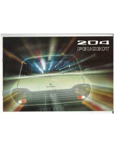 Brochure PEUGEOT 204 Berline Luxe et Grand Luxe (1971) - Français | PEU18 |