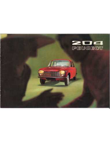 Brochure PEUGEOT 204 Berline Luxe et Grand Luxe (1970) - Français | PEU17 |