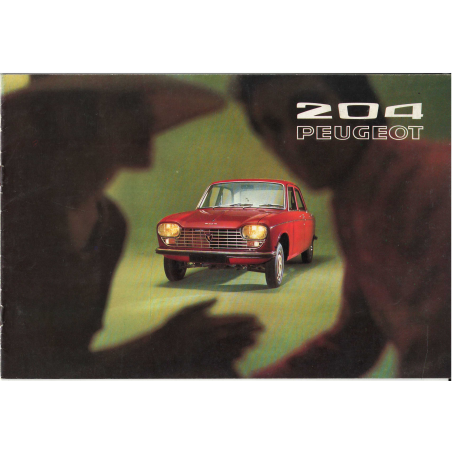 Brochure PEUGEOT 204 Berline Luxe et Grand Luxe (1970) - Français | PEU17 |
