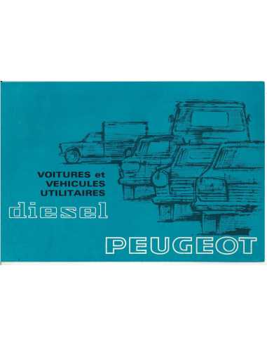 Brochure Peugeot Voitures et Véhicules utilitaires Diesel (1970) - Français | PEU23 |