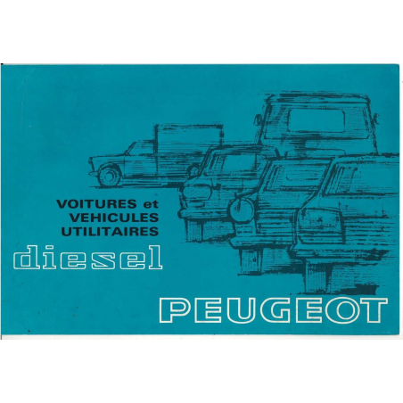 Brochure Peugeot Voitures et Véhicules utilitaires Diesel (1970) - Français | PEU23 |
