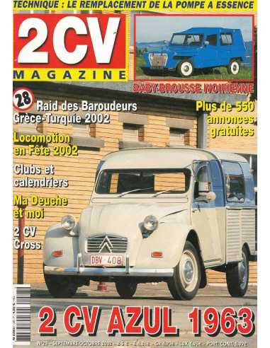 2 CV Magazine N°28 - 2 CV AZUL 1963 | 2CV MAGAZINE N 28 |