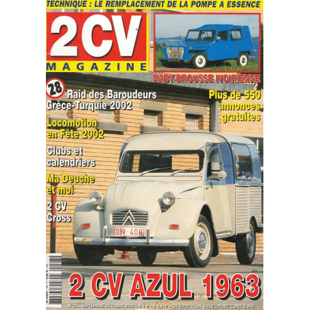 2 CV Magazine N°28 - 2 CV AZUL 1963 | 2CV MAGAZINE N 28 |