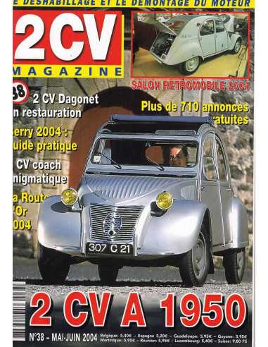 2 CV Magazine N°38 - 2 CV A 1950 | 2CV MAGAZINE N 38 |