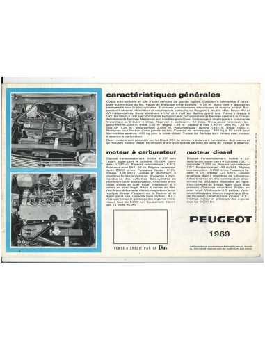 Brochure PEUGEOT 204 Berline et Break (1968) - Français | PEU24 |
