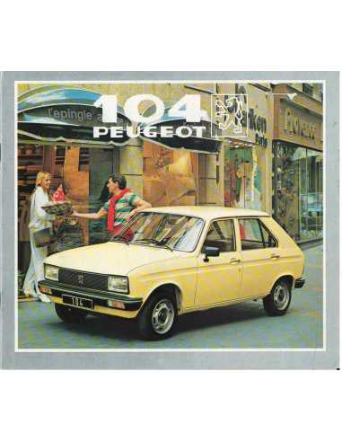 Brochure Peugeot 104 Berline (1982) - Français | PEU26 |