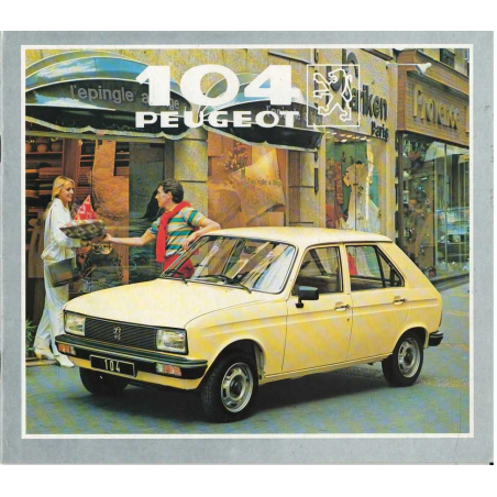Brochure Peugeot 104 Berline (1982) - Français | PEU26 |