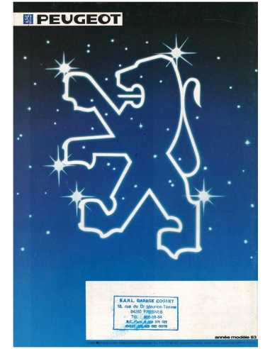 Brochure Peugeot 205 5 Portes (1982) - Français | PEU29 |