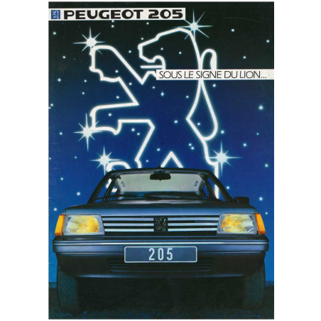 Brochure Peugeot 205 5 Portes (1982) - Français | PEU29 |