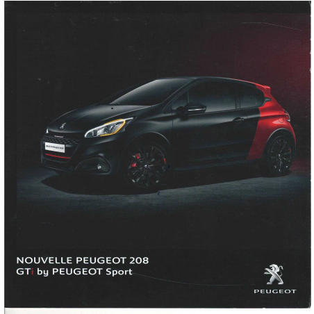 Dépliant Peugeot SPORT 208 GTi 30th (2015) - Français | PEU34 |