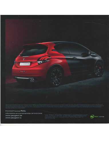 Dépliant Peugeot SPORT 208 GTi 30th (2015) - Français | PEU34 |