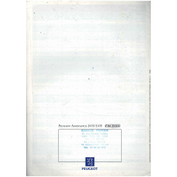 Brochure PEUGEOT 605 SL / SV / SRI (1993) Français | PEU52 | 2
