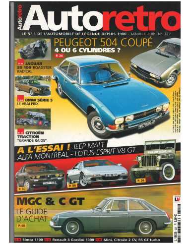 Peugeot 504 Coupé Auto Retro N°327 | Auto Retro 327 |