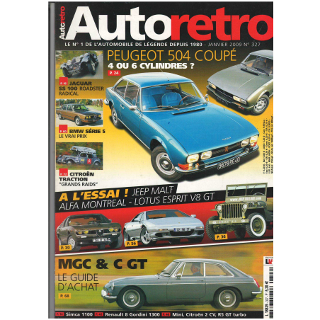 Peugeot 504 Coupé Auto Retro N°327 | Auto Retro 327 |