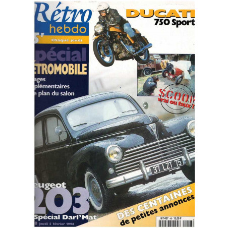 Peugeot 203 et Spécial Darl'mat Retro hebdo N°48 | Retro hebdo 48 |