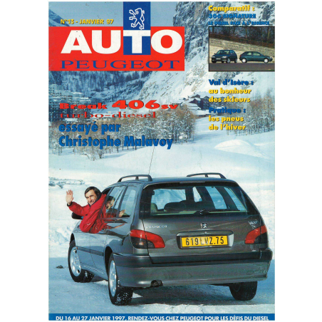 Essai 806 Eden Park - Auto PEUGEOT N°13 | Auto PEUGEOT 13 |