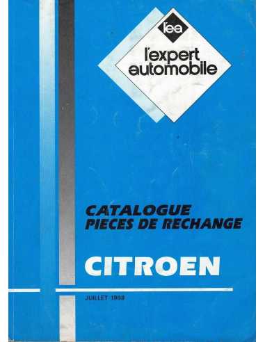 CATALOGUE PIECES DETACHEES GAMME CITROEN - JUILLET 1988 | LEACATCITROEN88 |