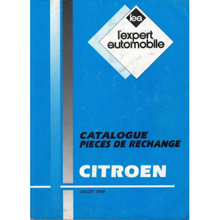 CATALOGUE PIECES DETACHEES GAMME CITROEN - JUILLET 1988 | LEACATCITROEN88 |