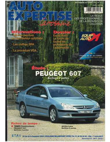 Peugeot 607 Berline 4 Portes - Auto Expertise Carrosserie N°211 | Auto Expertise 211 |