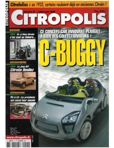 Dossier Citroën au Sahara Magazine Citropolis N°57 | Citropolis 57 |