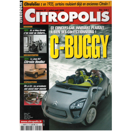Dossier Citroën au Sahara Magazine Citropolis N°57 | Citropolis 57 |