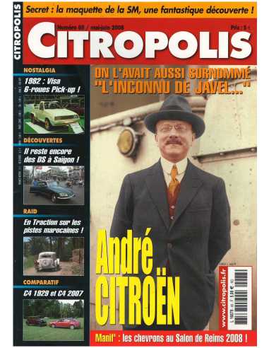 Dossier André CITROEN Magazine Citropolis N°68 | Citropolis 68 |