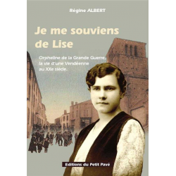Je me souviens de Lise De Régine Albert Ed. Petit Pavé | 9782847127522 |