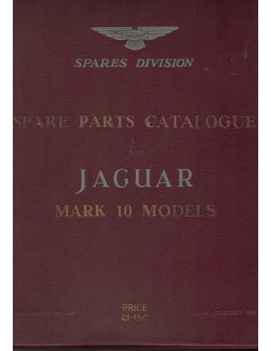 Spare Parts Catalogue for JAGUAR Mark 10 Models (Original) | Jaguar Mark |