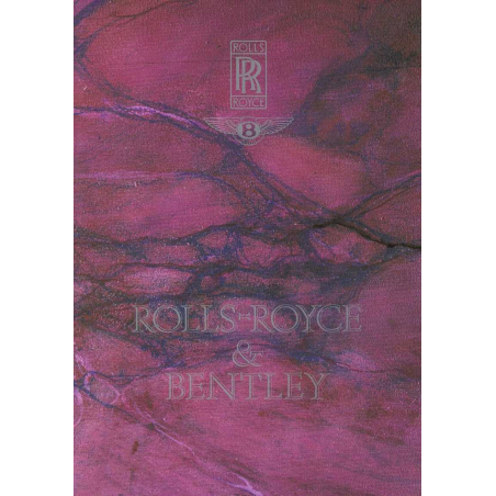 Brochure Rolls Royce & Bentley (Français) 1989 | BEN12 |