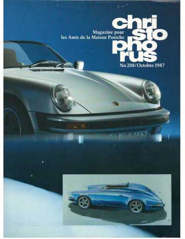 Magazine Porsche Christophorus N°208 - Octobre 1987 (Français) | Porsche Christophorus 208 |