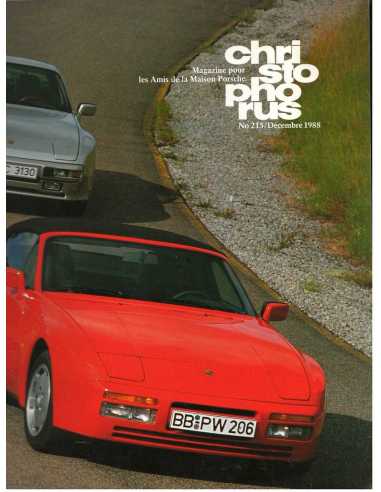 Magazine Porsche Christophorus N°215 - Décembre 1988 (Français) | Porsche Christophorus 215 |