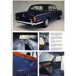 Bochure Rolls Royce Silver Shadow (Anglais) 1971 | ROLLS05 | 2