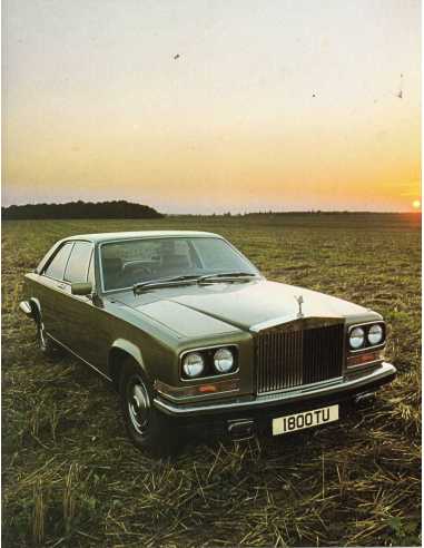 Catalogue Rolls-Royce Camargue (Français) 1976 | ROLLS07 |