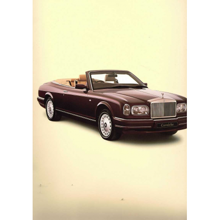 Catalogue Rolls-Royce Corniche (Anglais) 2000 | ROLLS08 |