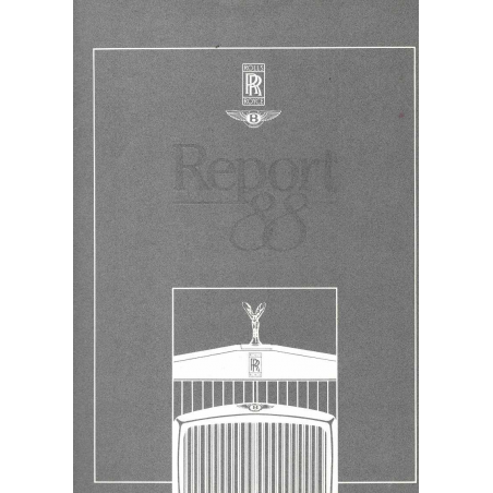 Catalogue Rolls Royce Bentley - Report 88 (Anglais) | ROLLS11 |