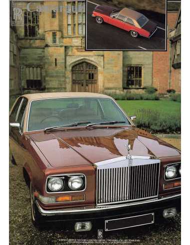 Brochure Rolls Royce (Français) 1987 | ROLLS12 |