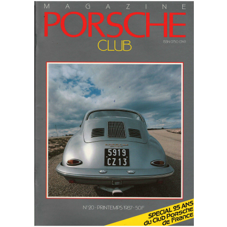 Porsche Club N°20 Dossier : 25 ans Club Porsche | Porsche Club 20 |
