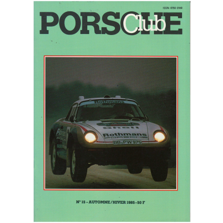 Porsche Club N°15 Dossier : 935 STREET | Porsche Club 15 |