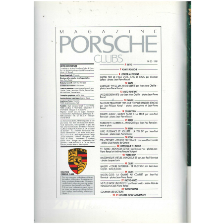 Porsche Club N°30 Dossier : Essai 911 C4 / 928 GT / 930 | Porsche Club 30 |