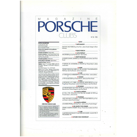 Porsche Clubs N°33 Dossier 911 Turbo 320ch V12 | Porsche Club 33 |