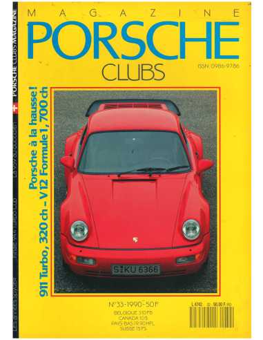 Porsche Clubs N°33 Dossier 911 Turbo 320ch V12 | Porsche Club 33 |