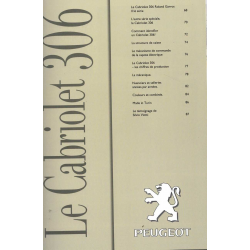 PEUGEOT 306 CABRIOLET GUIDE D'INDENTIFICATION | 9788894072495 | 2